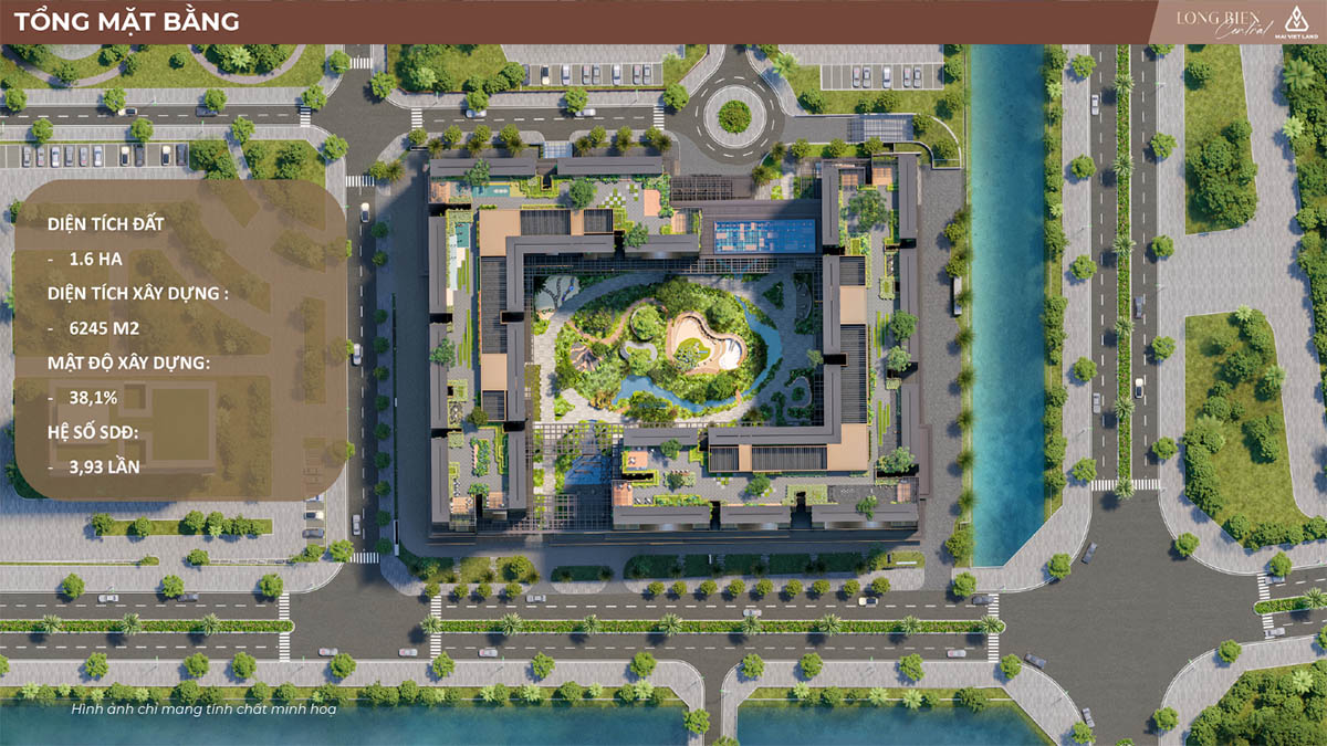 Tổng mặt bằng Long Biên Central (3D)