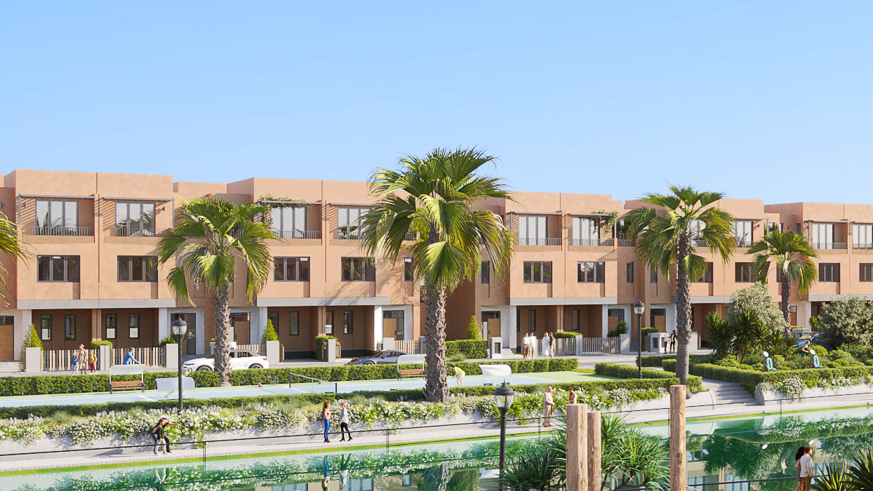 Townhouse phong cách kiến trúc Morocco trong Caraworld