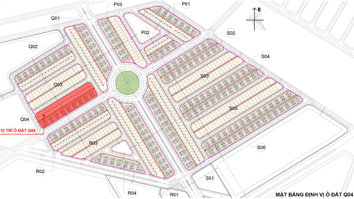 Vị trí ô đất Q04 Solasta Mansion