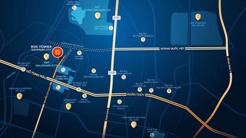 Vị trí Rox Tower Goldmark City trên bản đồ