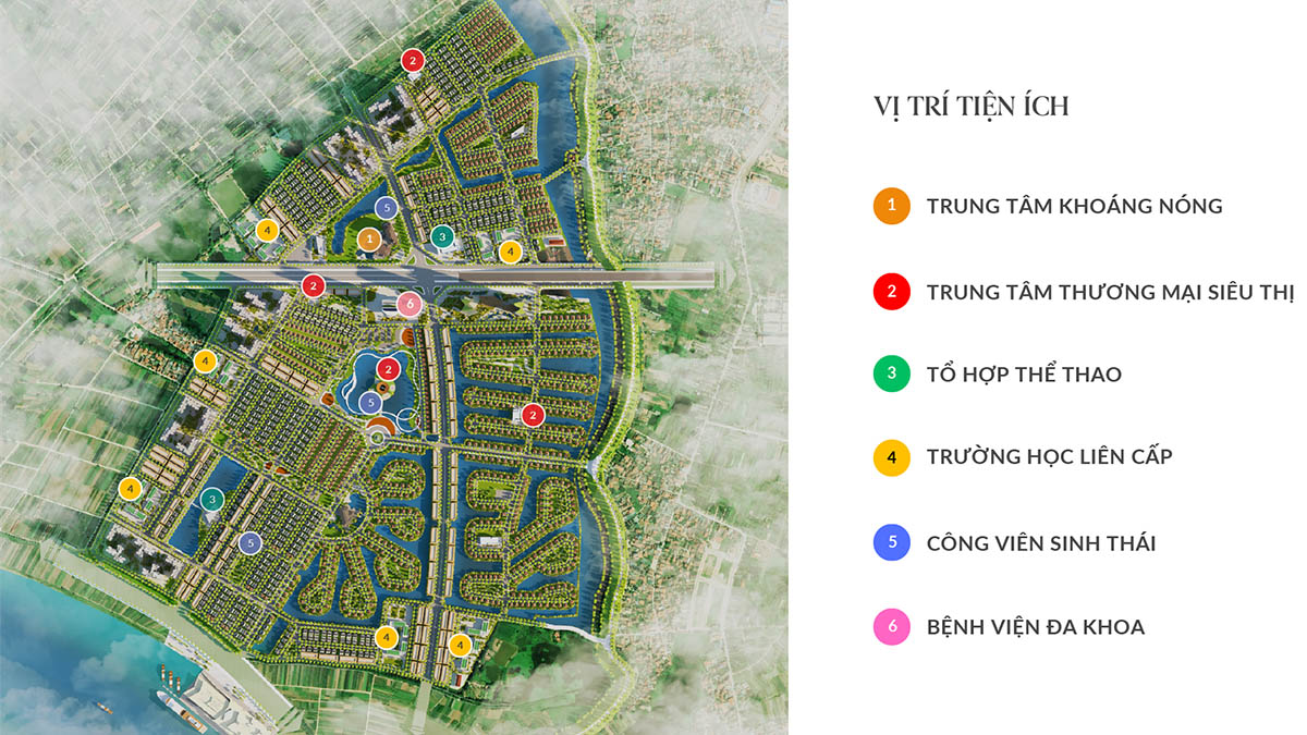 Vị trí tiện ích trong Alluvia City